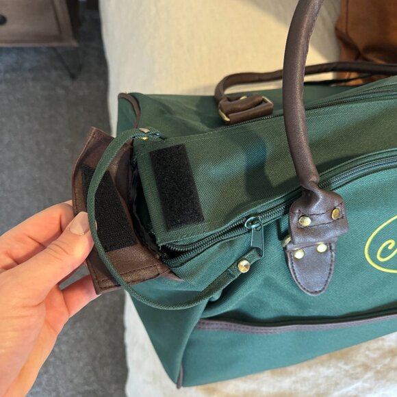 Abercrombie and Kent Weekender Bag Forest Green Canvas Vintage Classic - OS - Picture 2 of 8